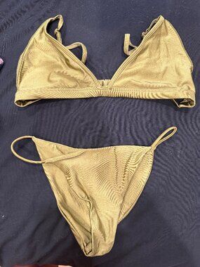 Green Love & Bikinis Two Piece Bathing Suit